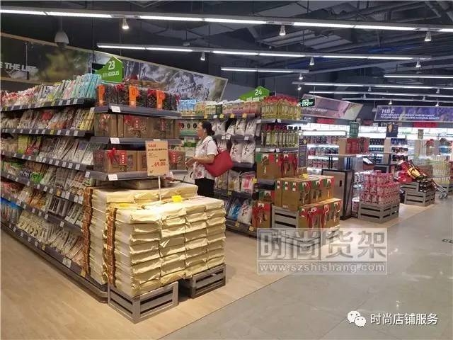 超市貨架_中島貨架