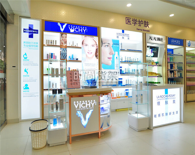 藥店貨架_靠墻展示架
