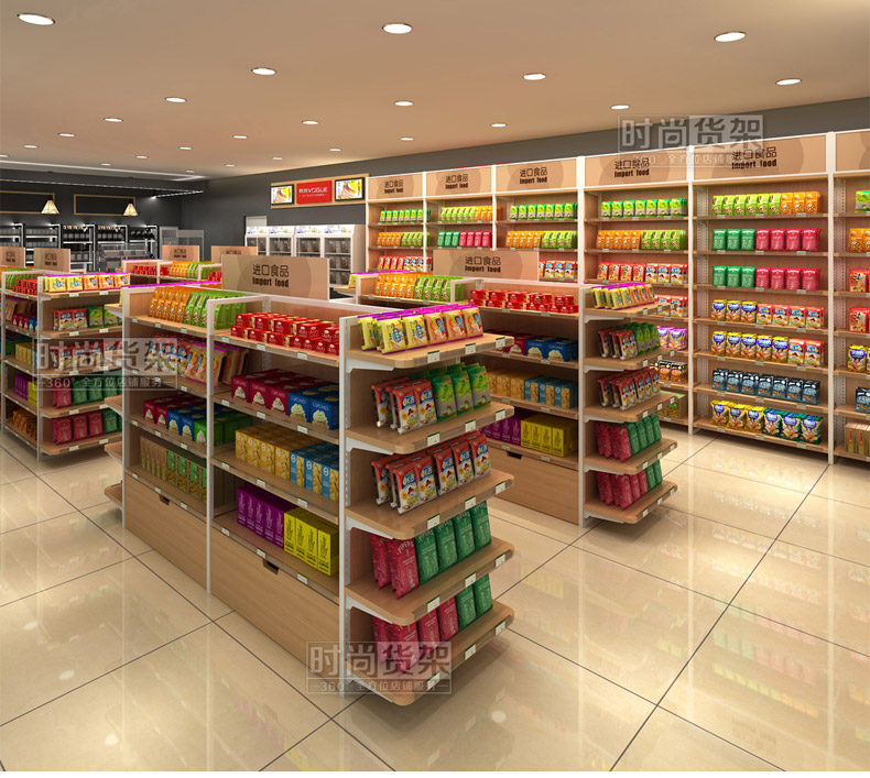便利店貨架陳列設計