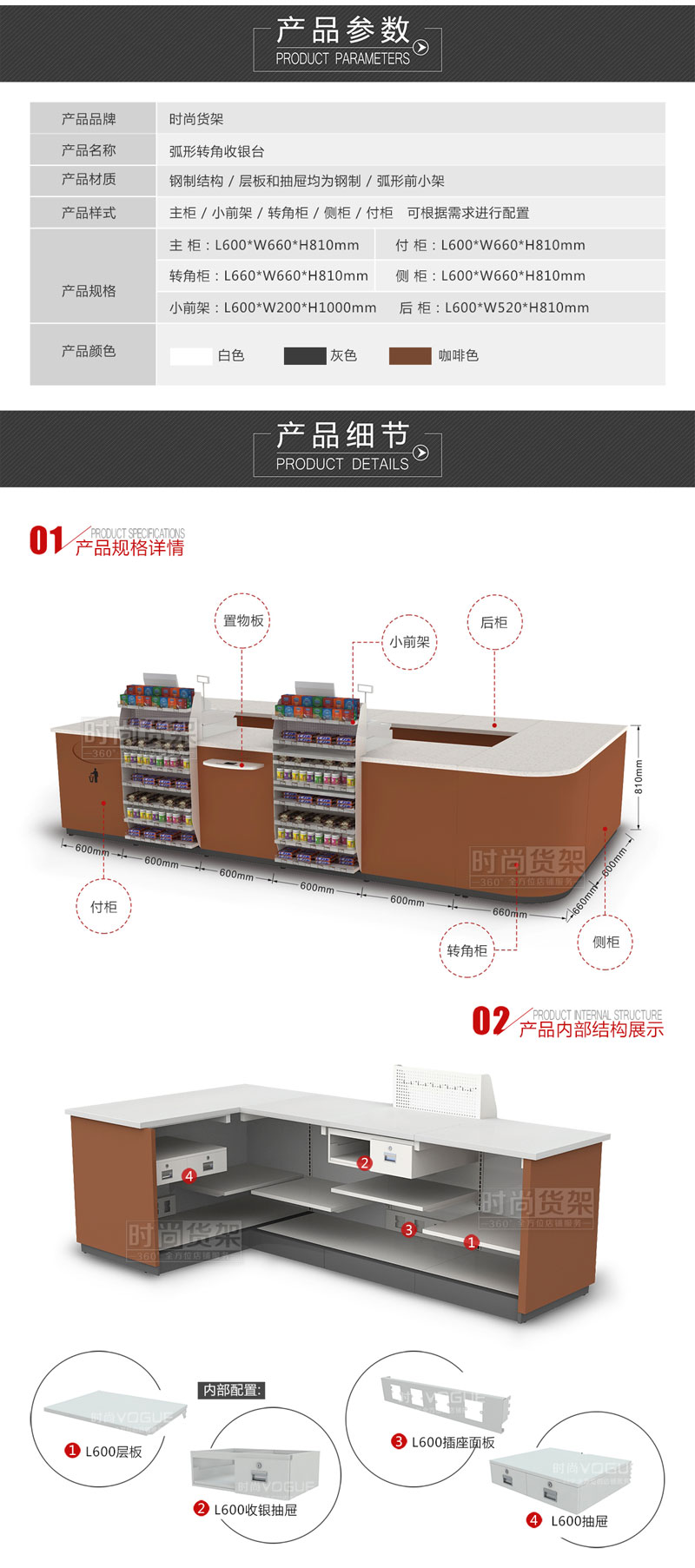 便利店收銀臺_圖片