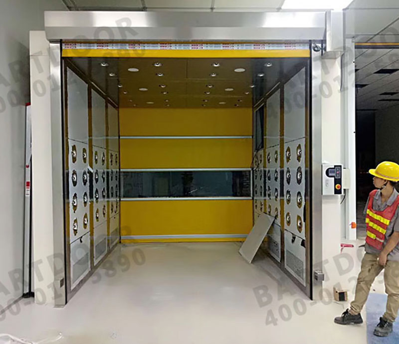 快速卷簾門(mén)停電后怎么運行?